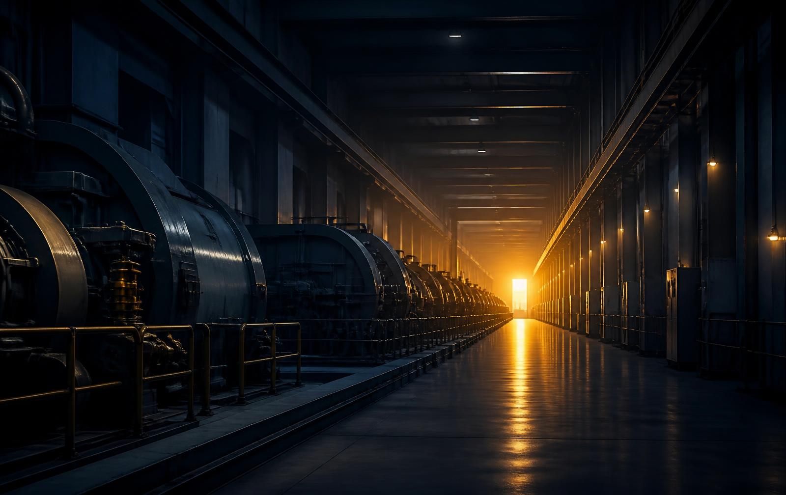 Pasillo industrial que evoca más de 30 años de recorrido y trayectoria empresarial